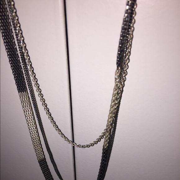 Black & Silver Chain Necklace - Picture 8 of 8